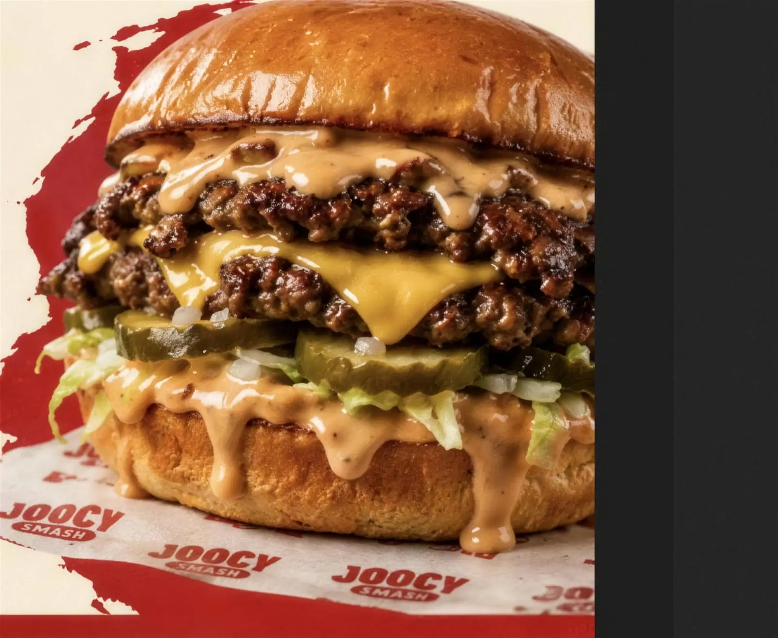 Joocy Smash double smash burger